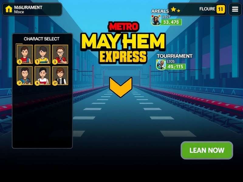 Metro Mayhem Express Character Selection